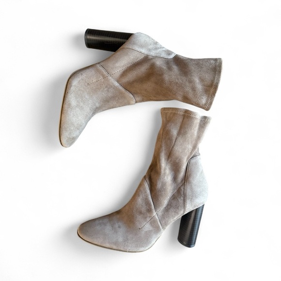 Zara Stretch Tan Bootie - Picture 3 of 8